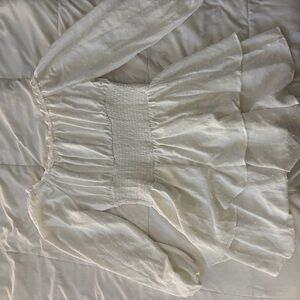 White Off-Shoulder Blouse